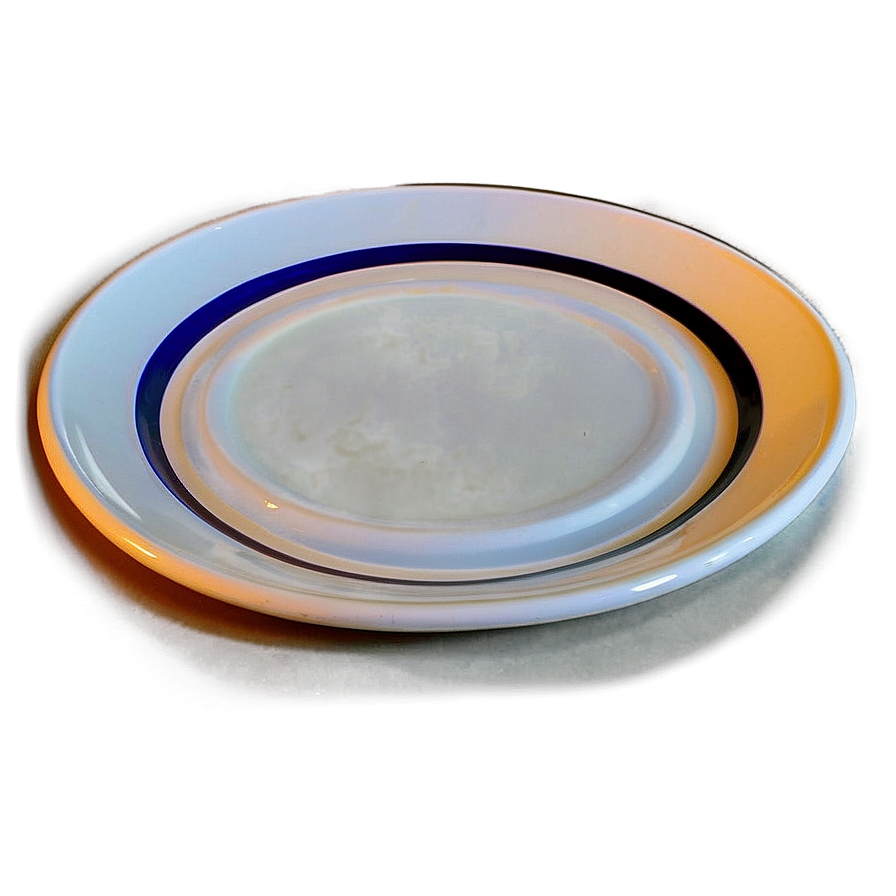 White Plate With Raised Rim Png Iio76