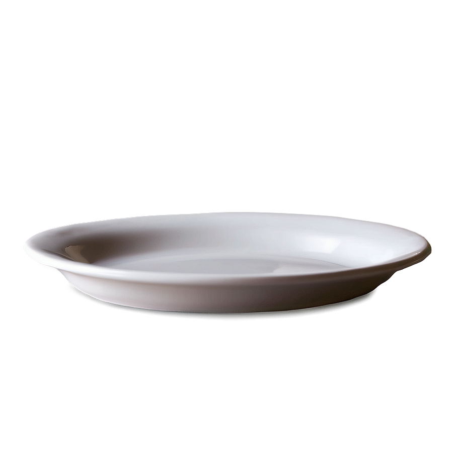 White Plate With Raised Rim Png Urq