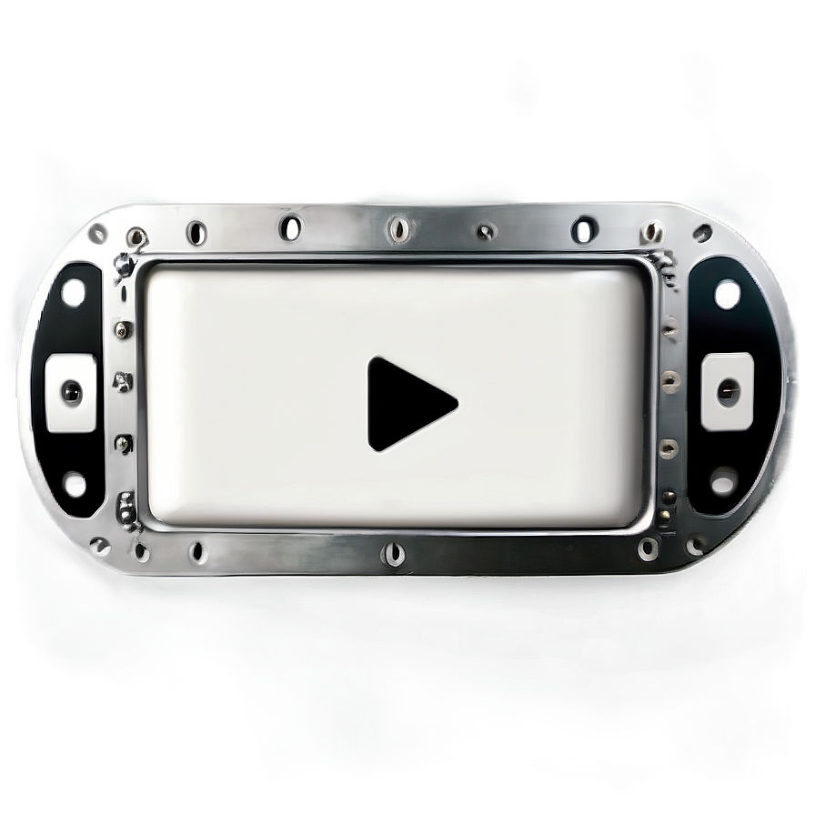 White Play Button For Music Player Png Jhb31