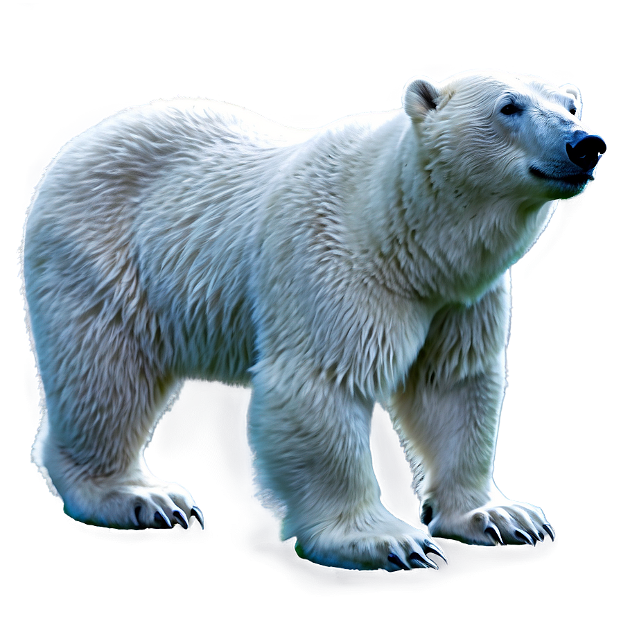 White Polar Bear Png 06112024