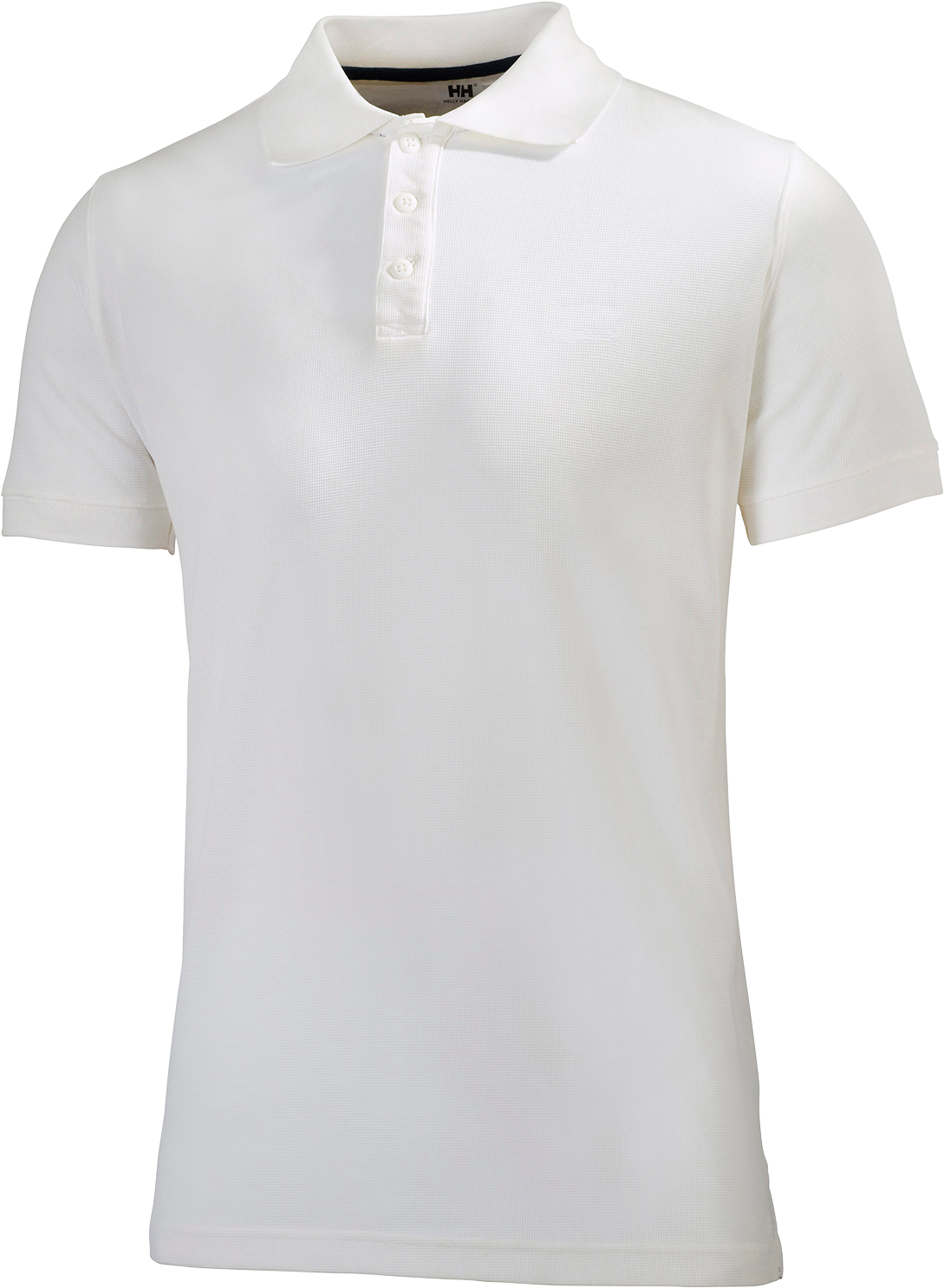 White Polo Shirt Product Display