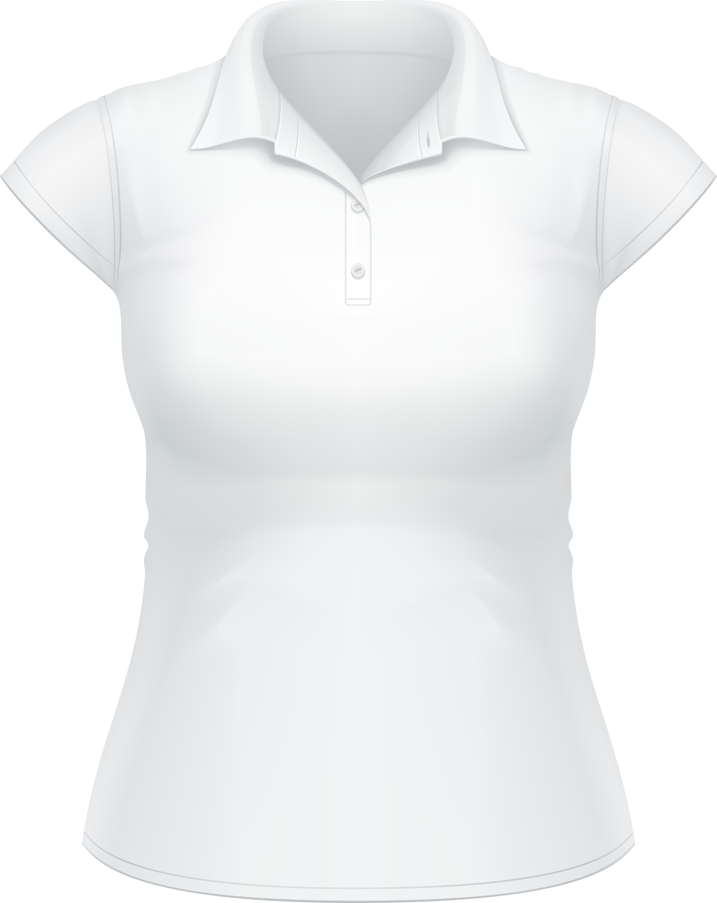 White Polo Shirt Template