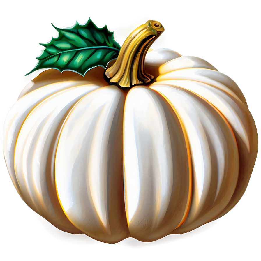 White Pumpkin Clipart Png 10