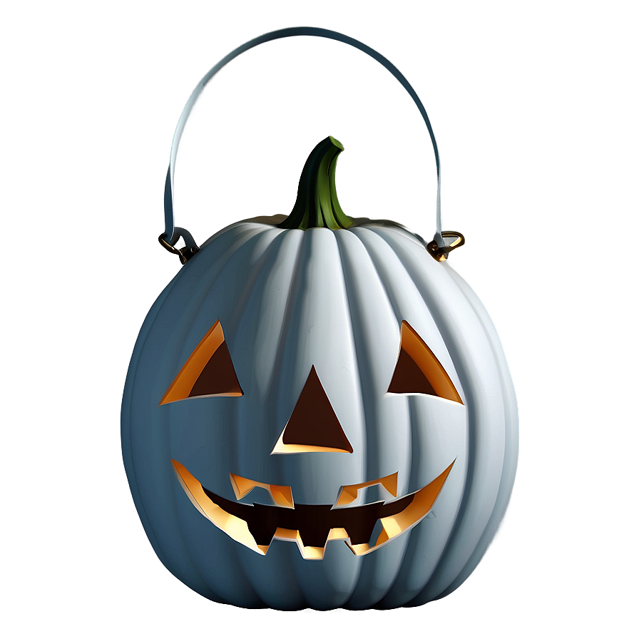 White Pumpkin Lantern Png 06212024