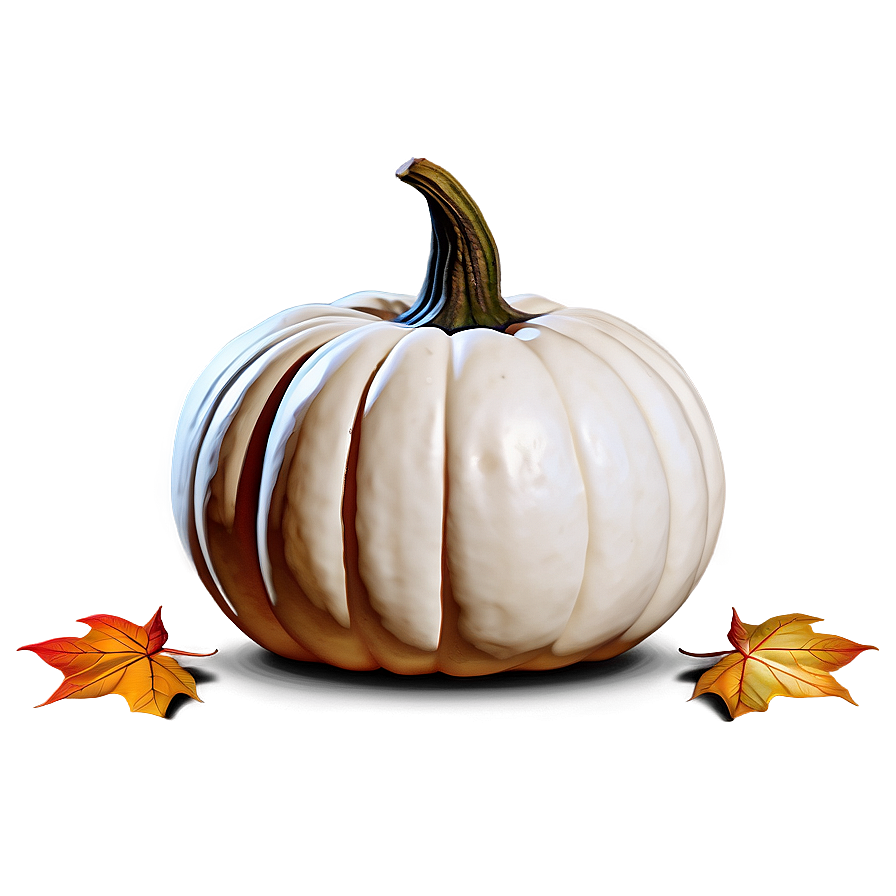 White Pumpkin Scene Png 06212024