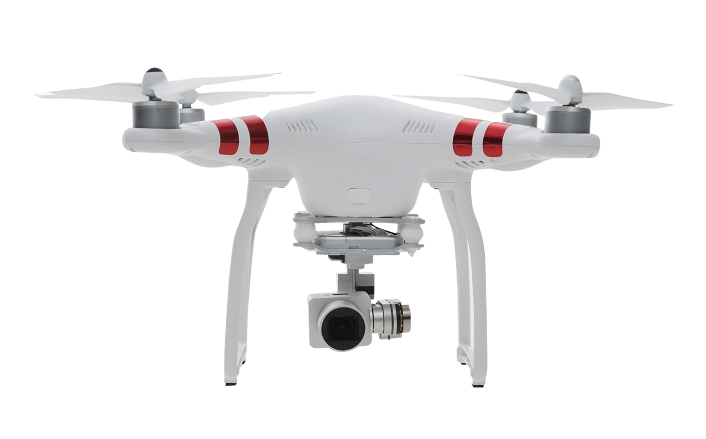 White Quadcopter Dronewith Camera