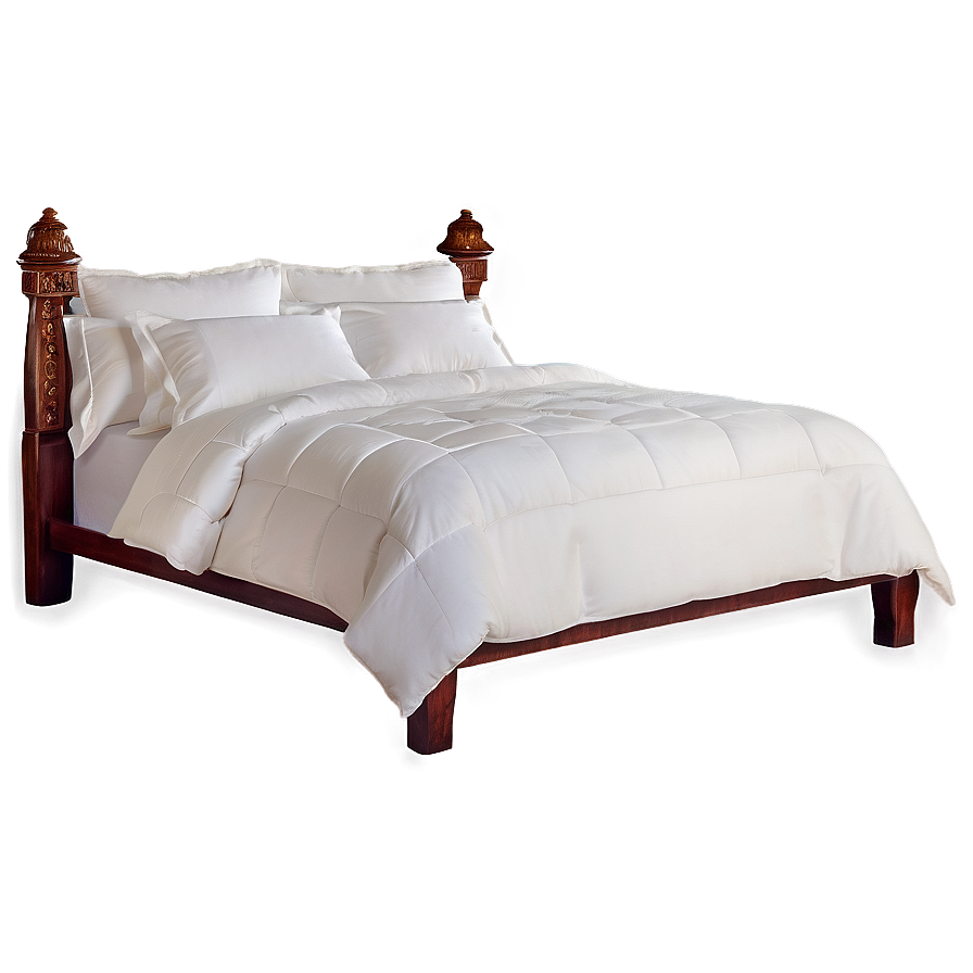 White Queen Size Bed Png 74