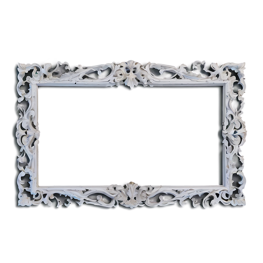 White Rectangle Frame Png Jru