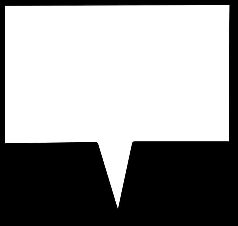 White_ Rectangle_with_ Black_ Inverted_ V_ Shape