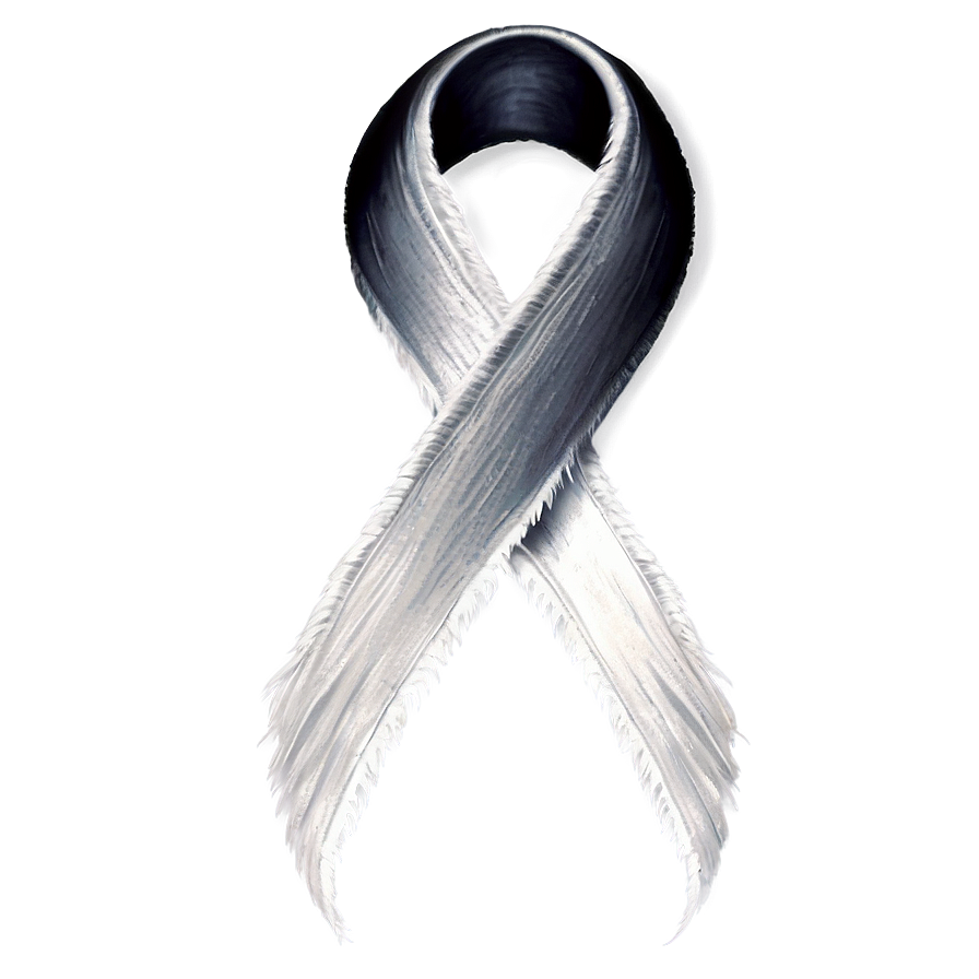 White Ribbon With Fringe Png Dew33