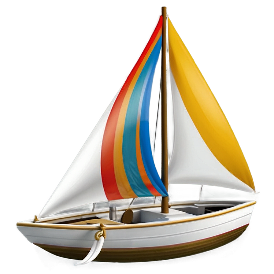 White Sailing Boat Png 51