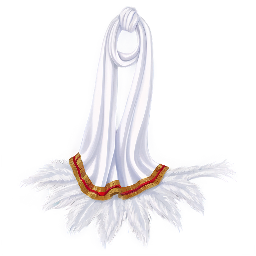 White Scarf Png 3