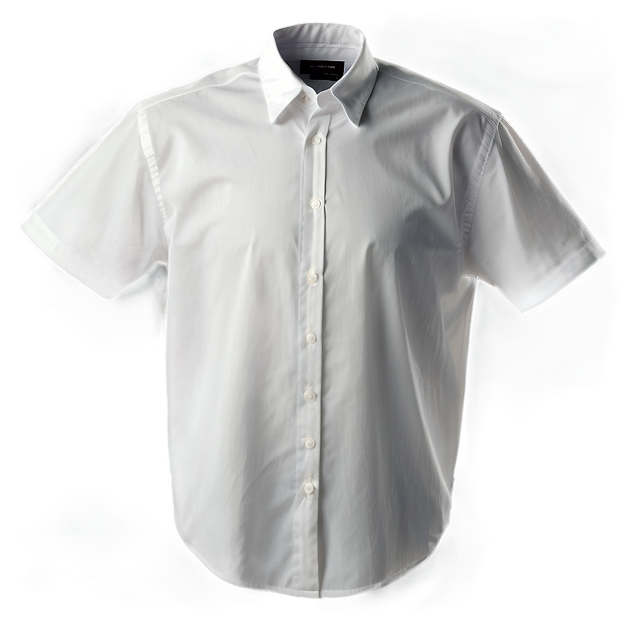 White Short Sleeve Shirt Png Bxf54