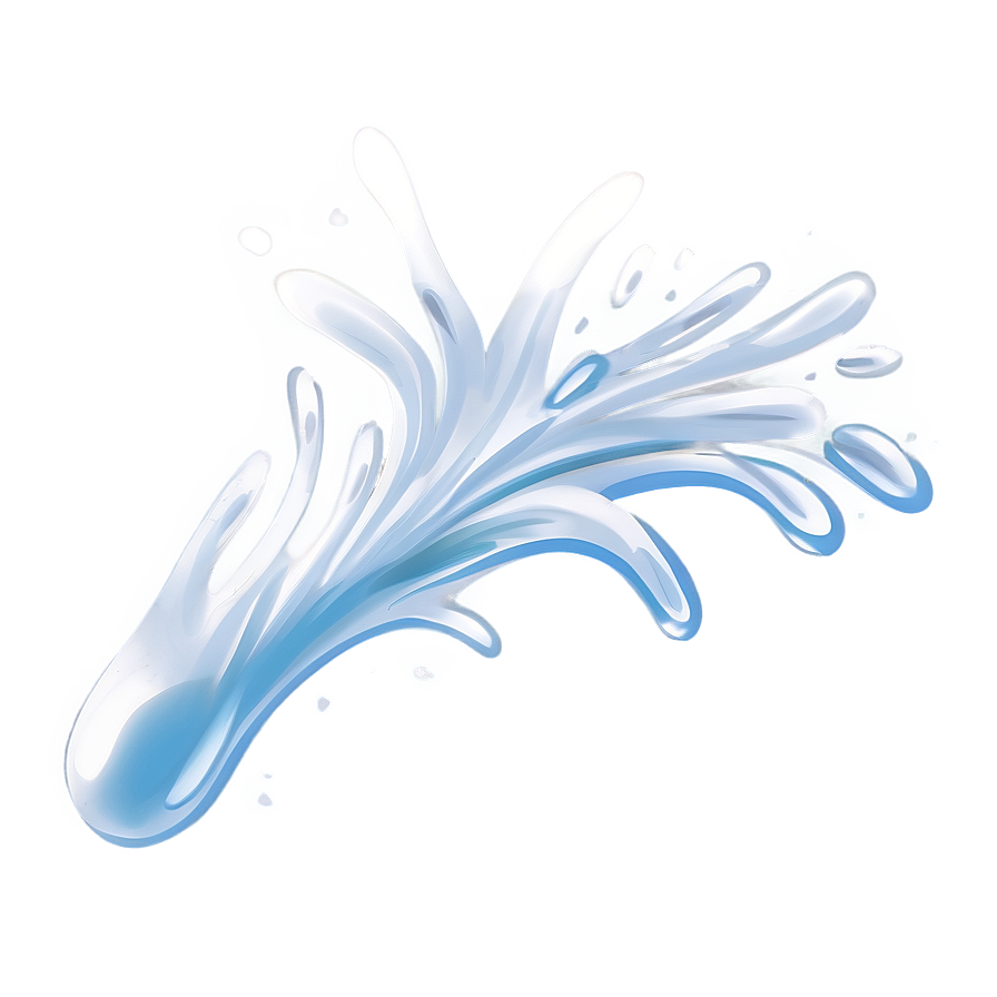 White Splash Drawing Png 06122024