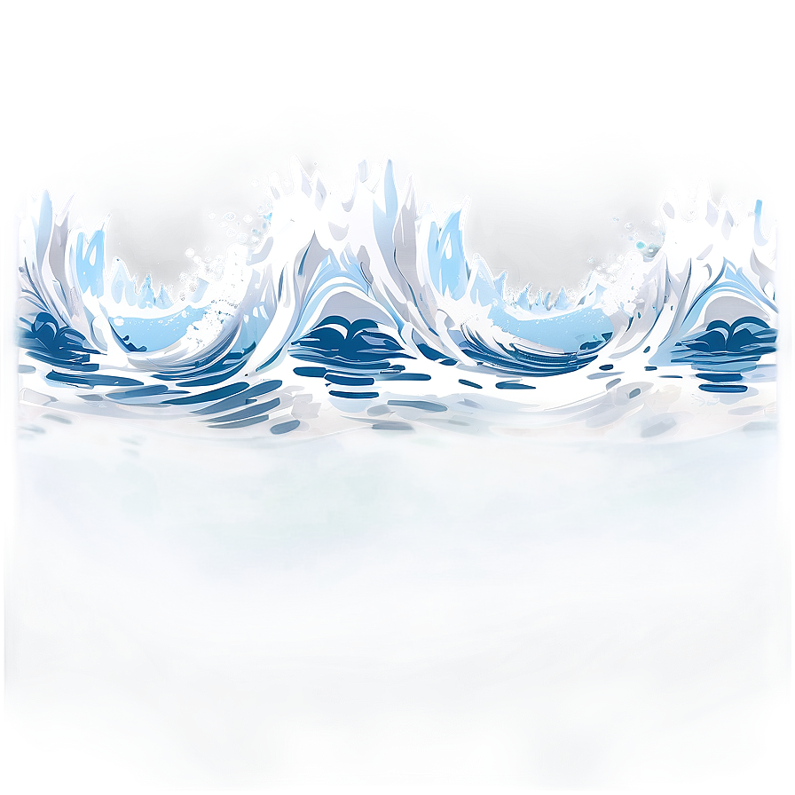 White Splash Wave Png 65