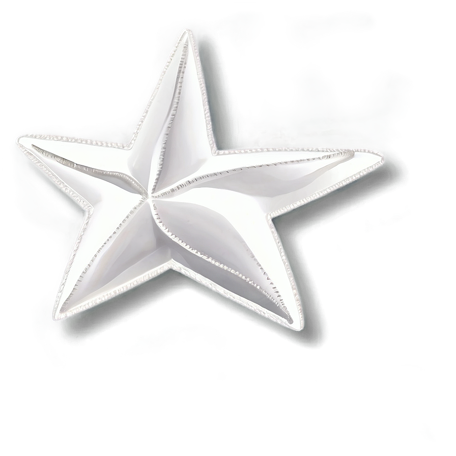 White Star Drawing Png 05042024