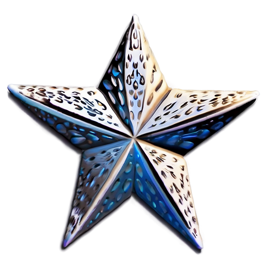 White Star For Creative Projects Png 05042024