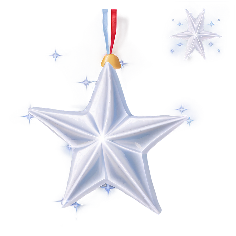 White Star For Decoration Png 05042024