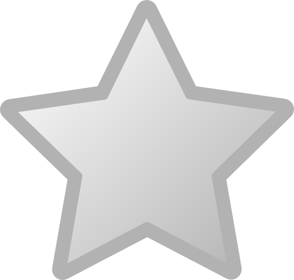 White Star Icon Graphic