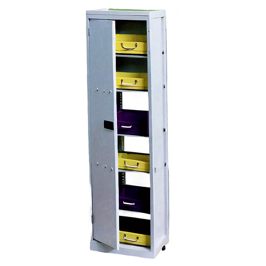 White Storage Cabinet Png Brg54