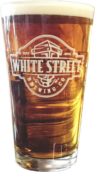 White Street Brewing Co Beer Glass