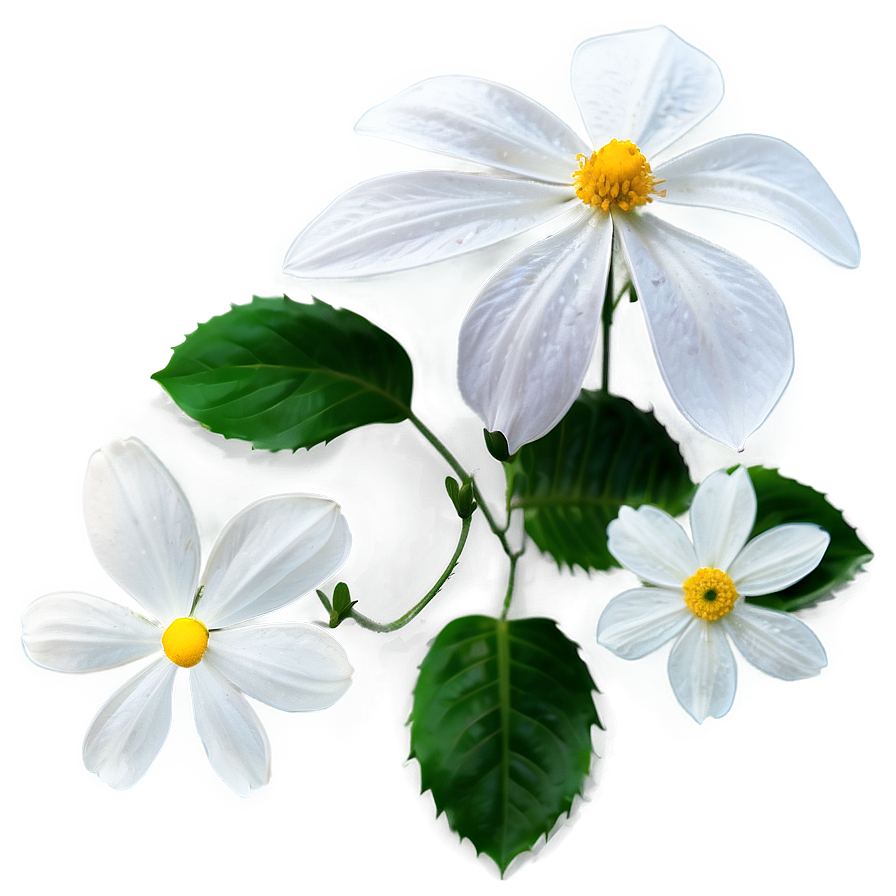 White Summer Flower Png 59