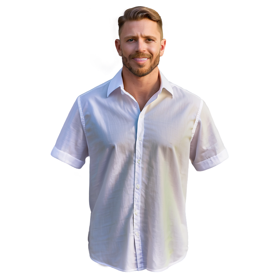 White Summer Shirt Png 05252024