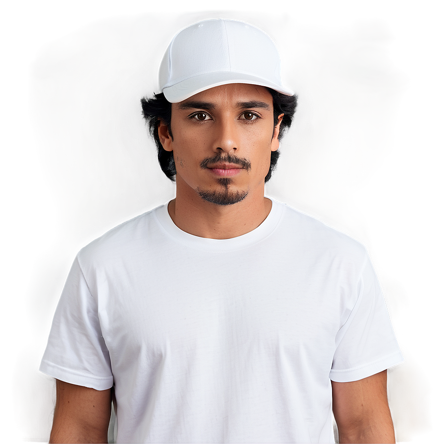 White T-shirt Front View Png Vui63