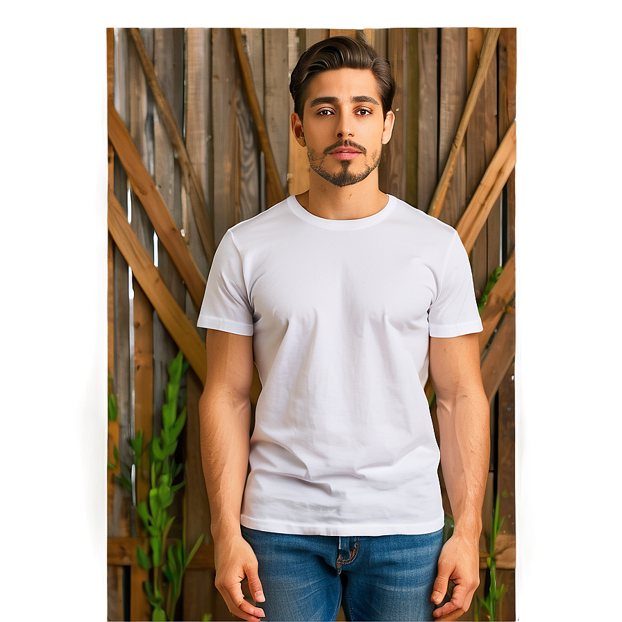 White T-shirt Mockup Png Yav