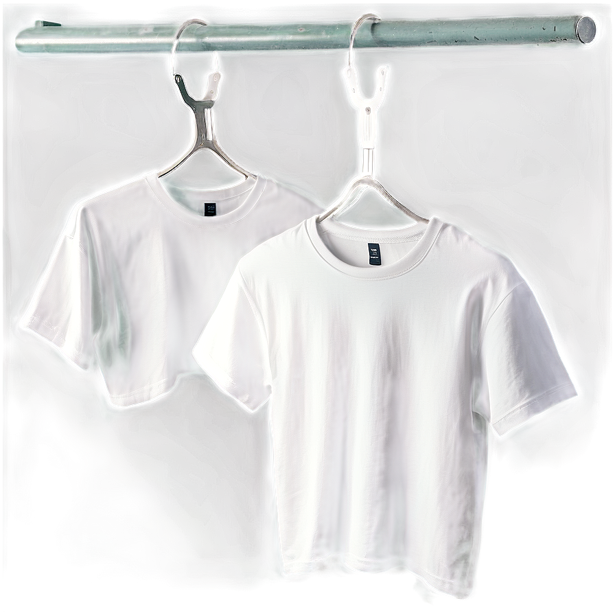 White T-shirt On Hanger Png Sls