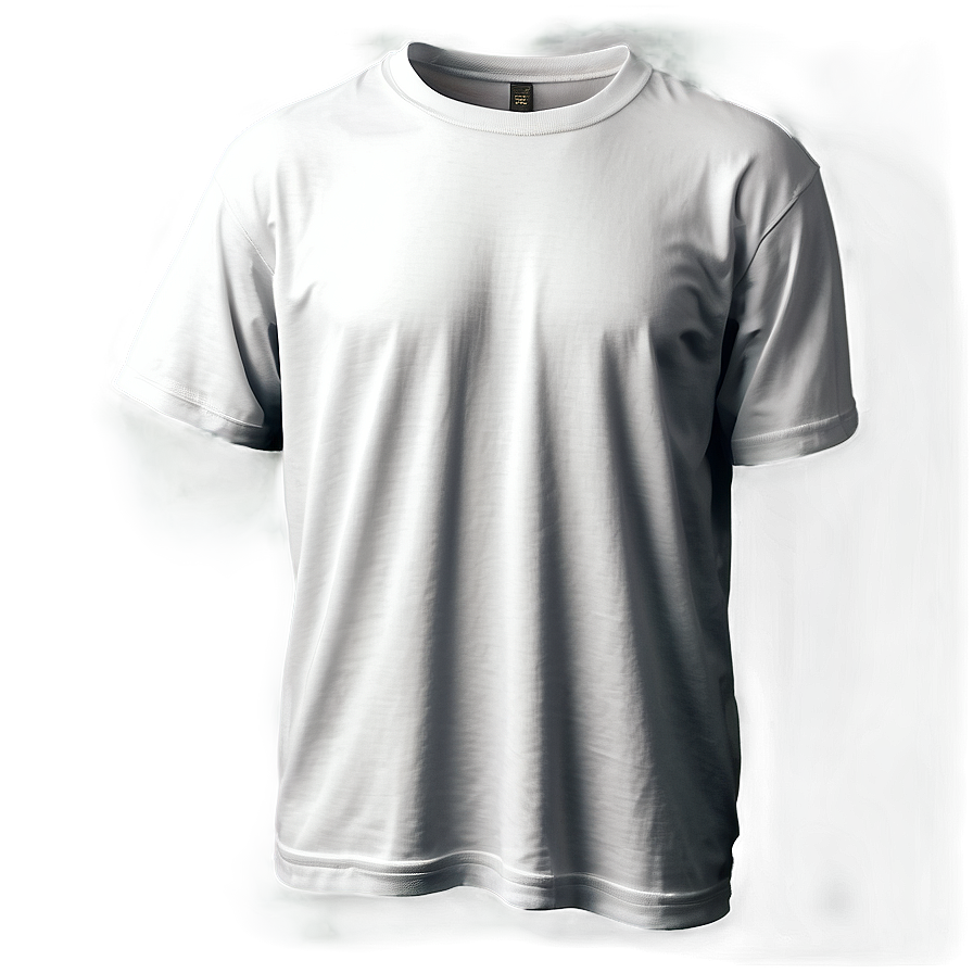 White T-shirt Realistic Png Jai70