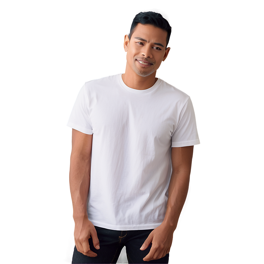 White T-shirt With Tag Png Vcr8