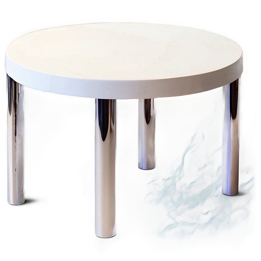 White Table For Six Png Oxd