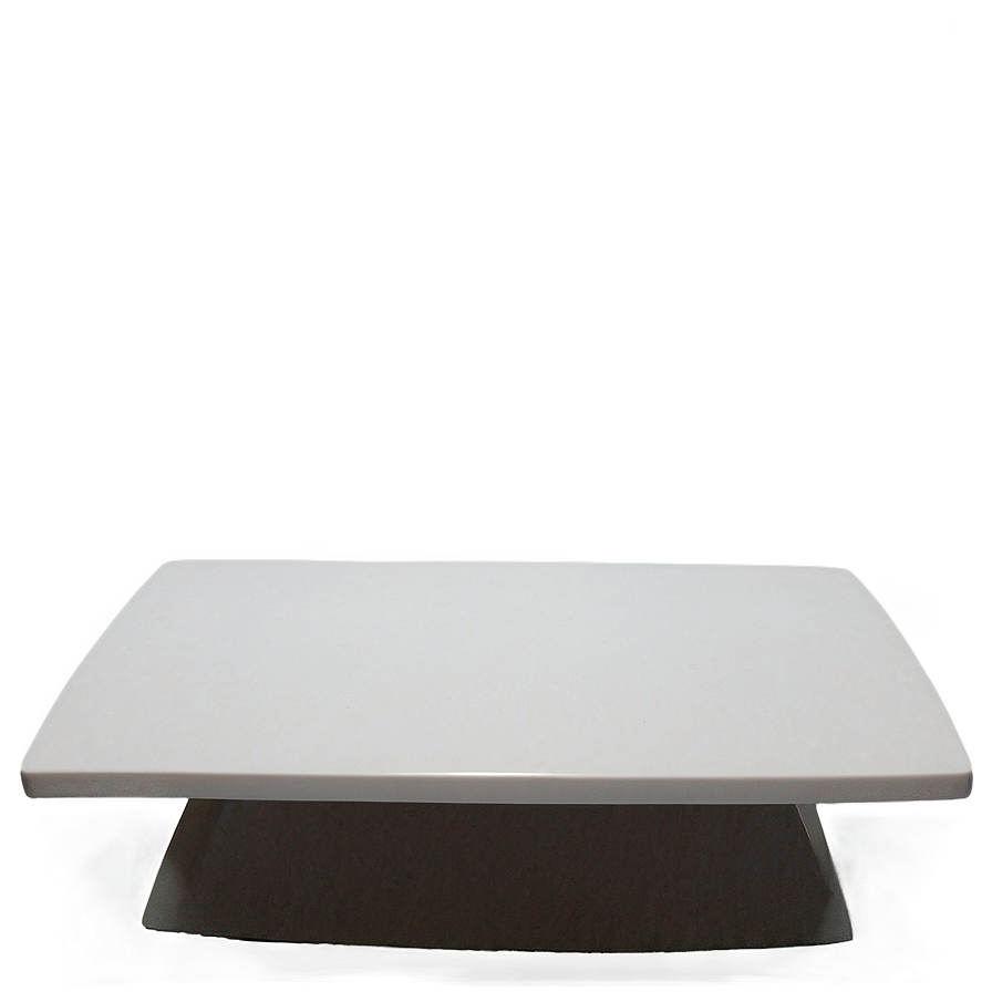 White Table Top View Png 38