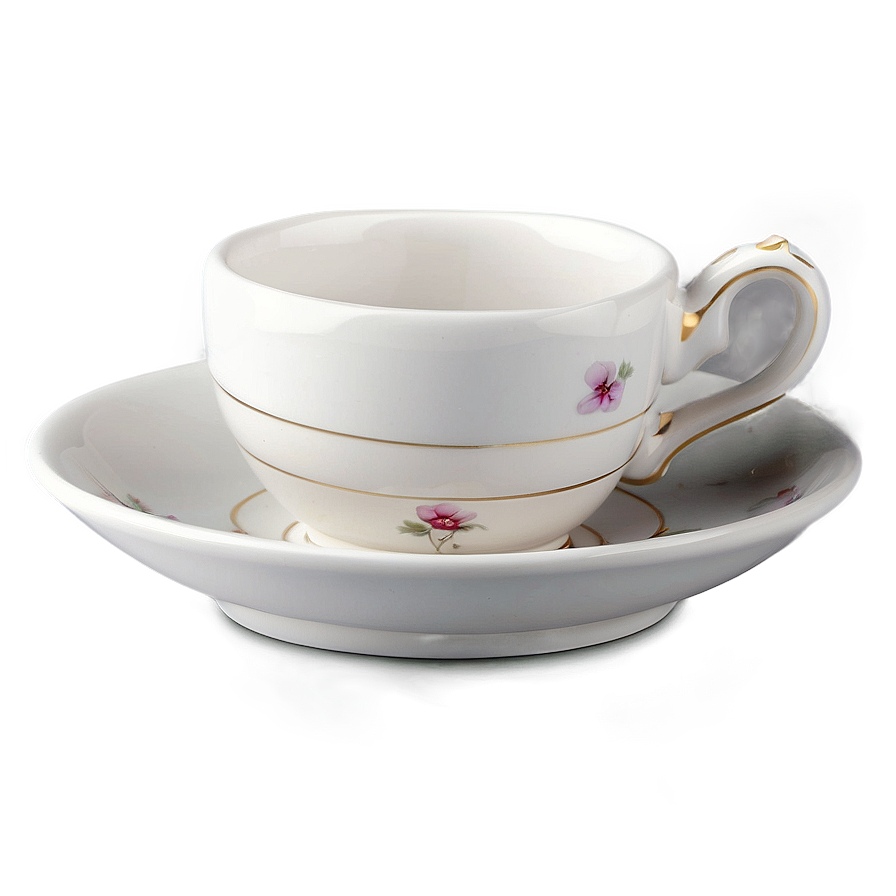 White Tea Cup Saucer Png Kji97