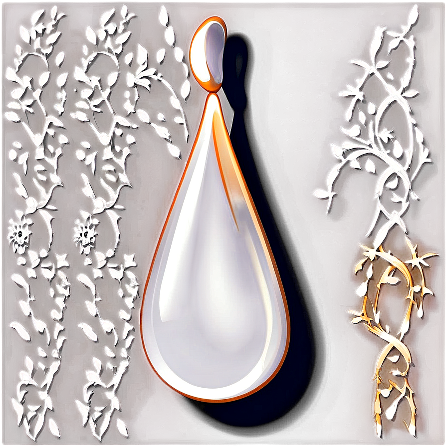 White Teardrop Png Ebv87