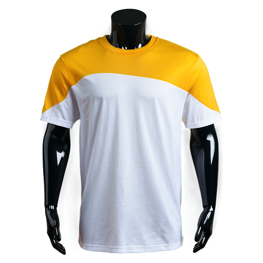 White Tee Top View Png 38