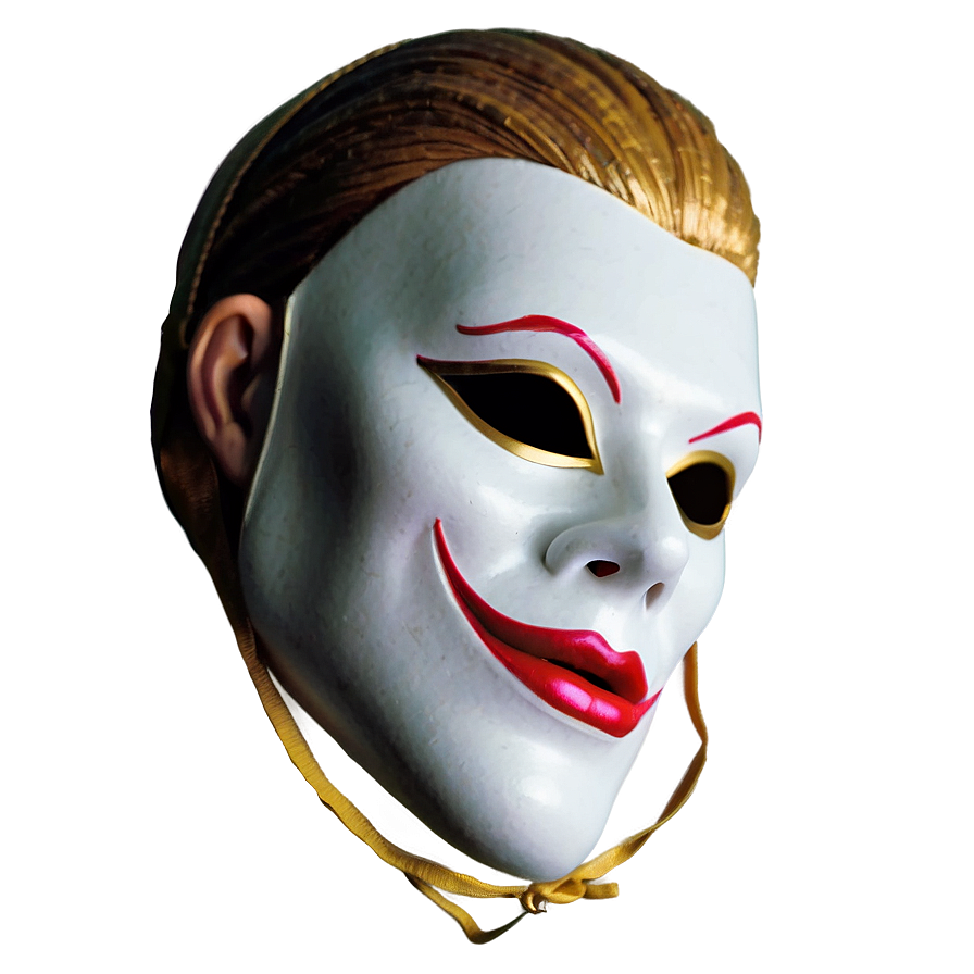 White Theater Mask Png 75