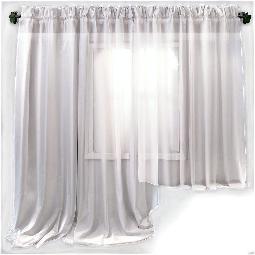 White Transparent Curtains Png Okm