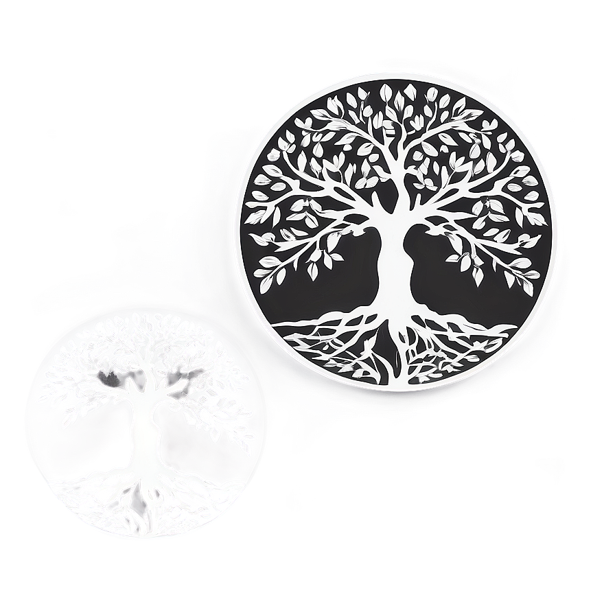 White Tree Of Life Logo Png 3