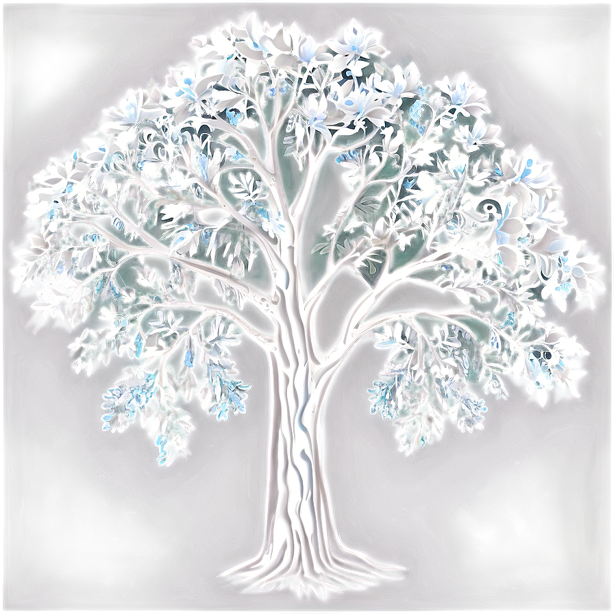 White Tree Silhouette Png 75