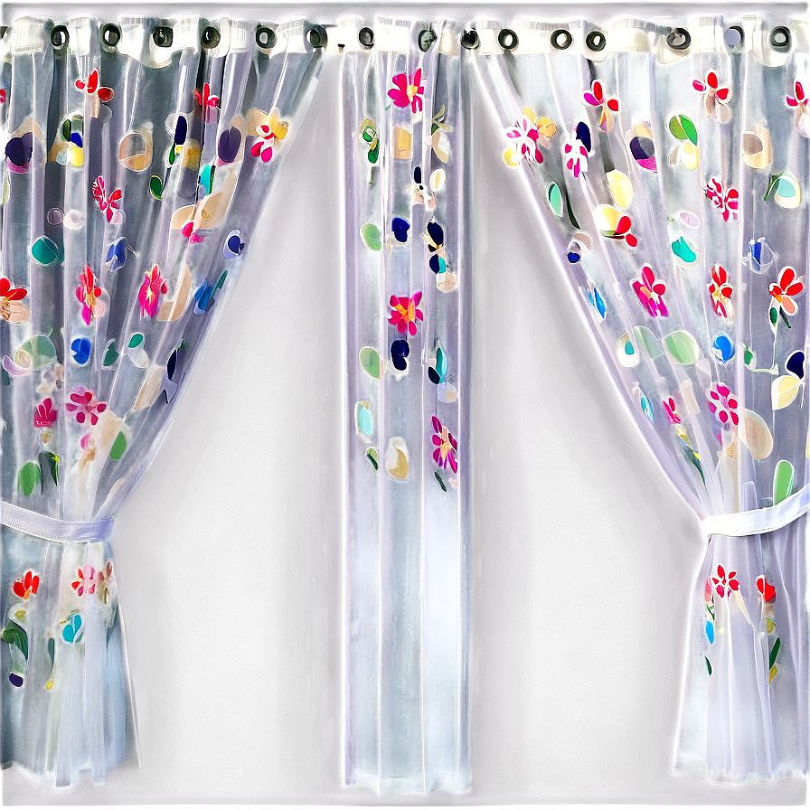 White Tulle Curtains Png 36