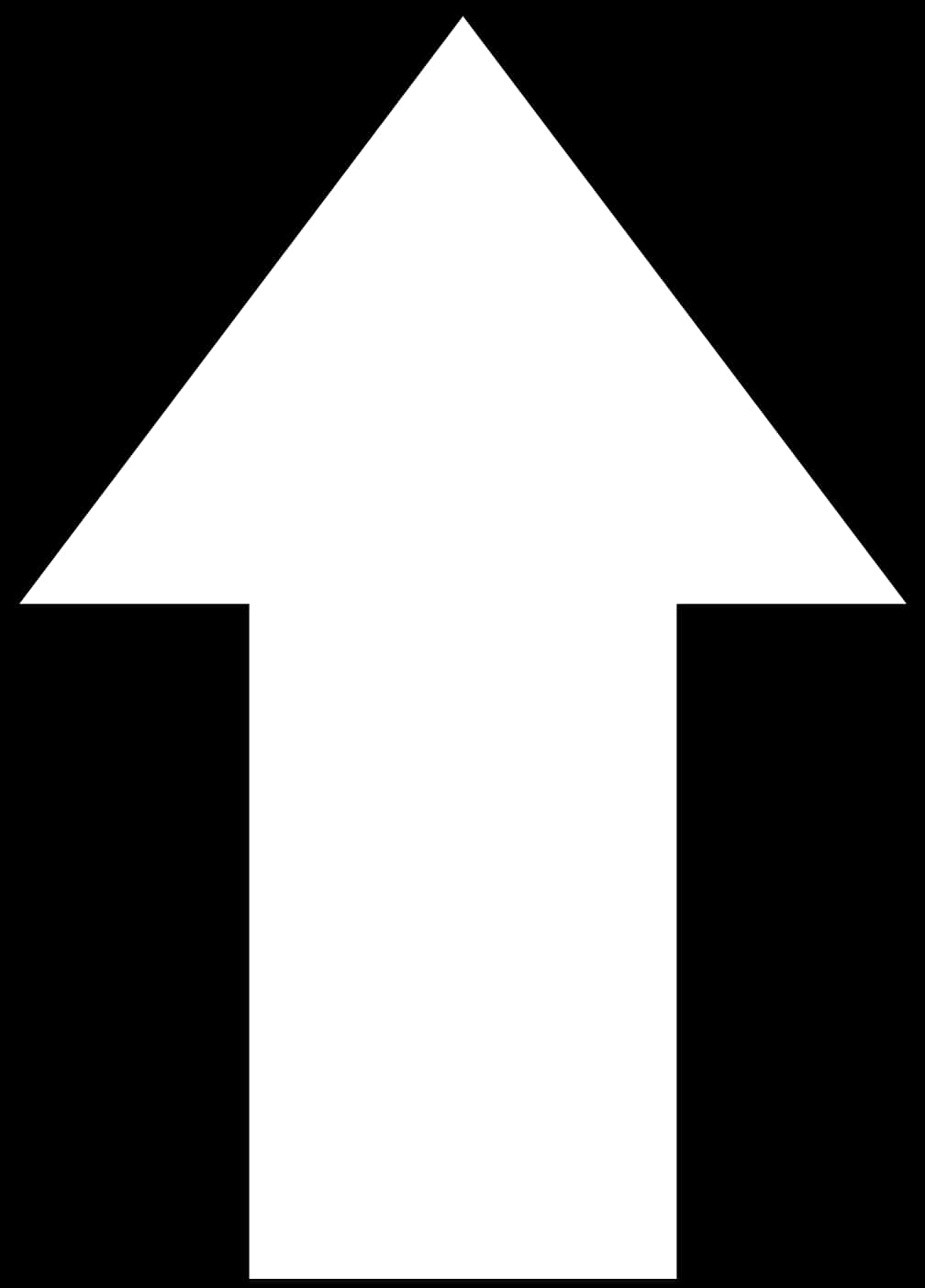 White Upward Arrow Symbol