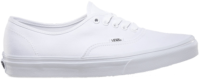 White Vans Authentic Sneaker