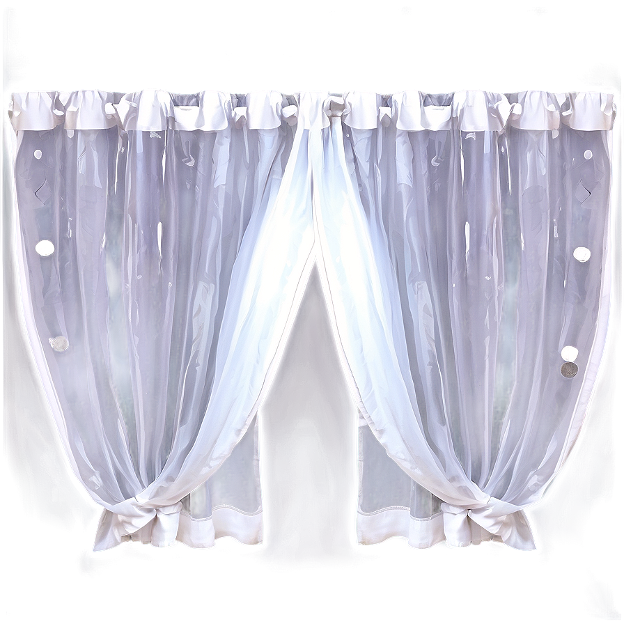 White Voile Curtains Png Ofu25