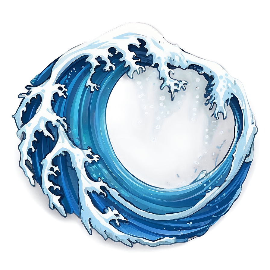 White Waves Ocean Png Idd