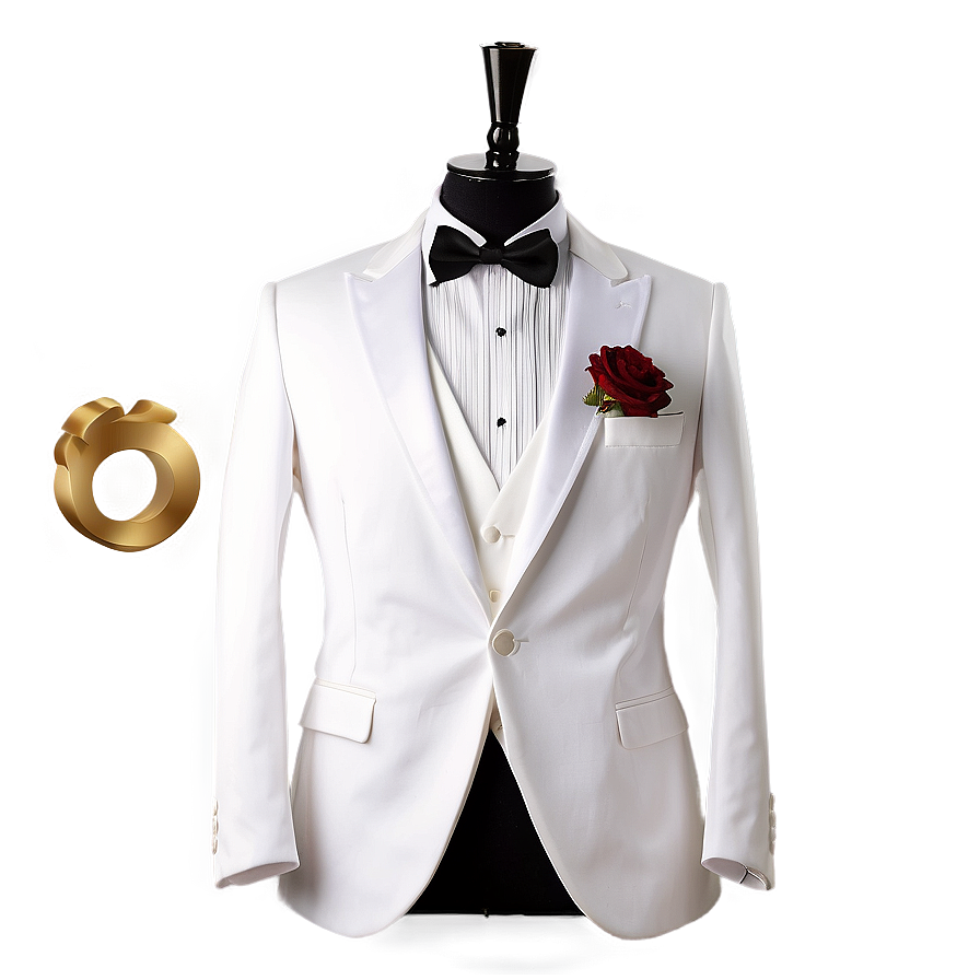 White Wedding Tuxedo Png 86