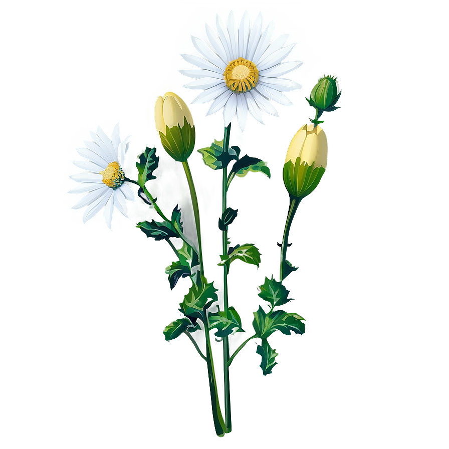 White Wildflower Png 38