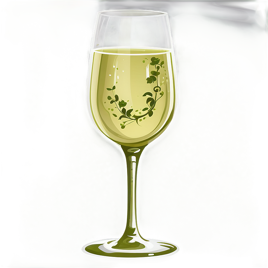 White Wine Festive Toast Png Lyn