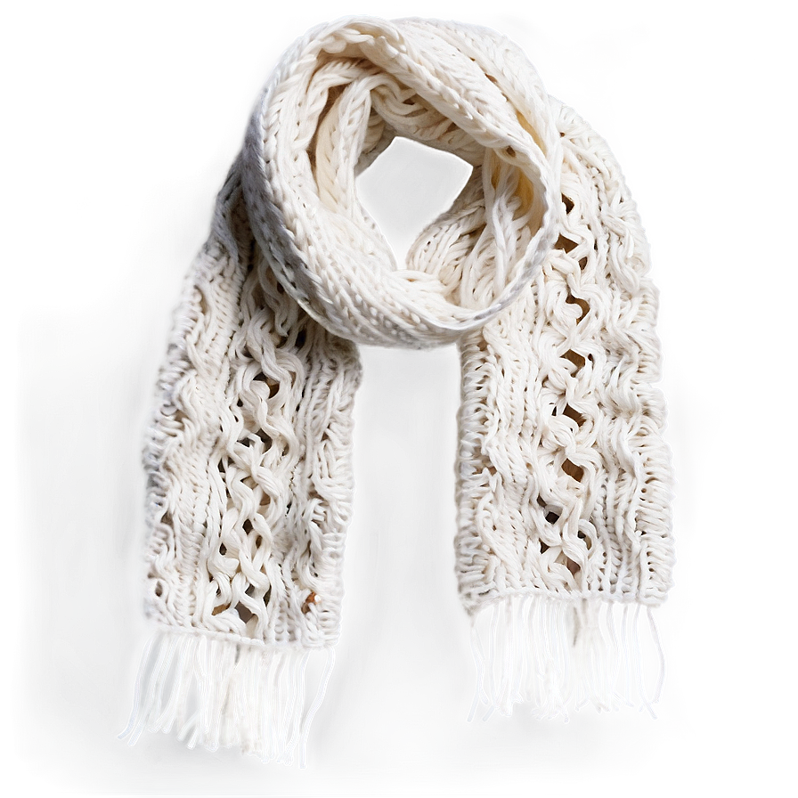 White Winter Scarf Png Pfh